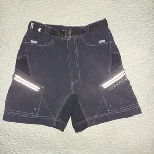 CANNONDALE - Ladies cycling shorts, Black with Reflective Areas in Grey, Sz XS/S
